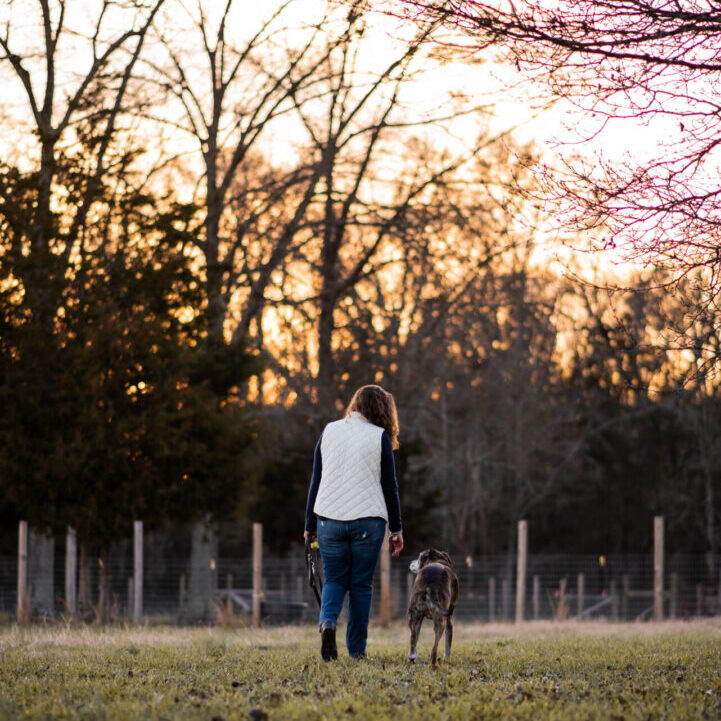 Amy and Oscar Walk
